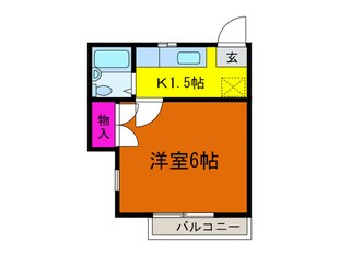 ブルックパレスの物件間取画像